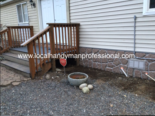 Mobile home skirt replacement and deck repairs