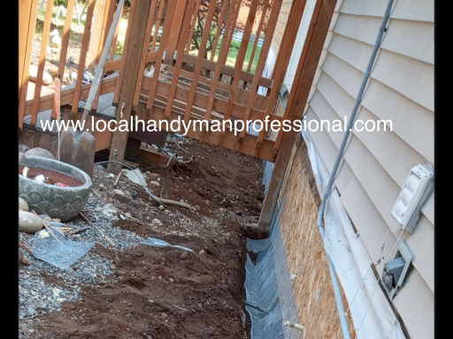 Mobile home skirt replacement