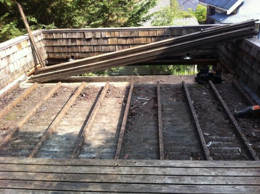 Terrace patio repairs