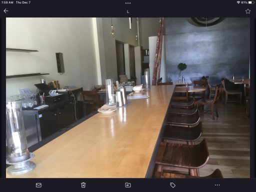 Bar top re finishing