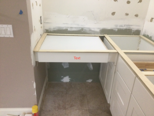 Bathroom cabinets installation